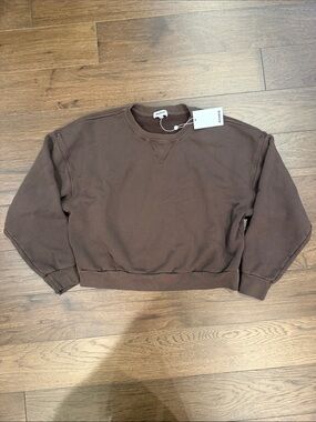 Asher Cameron Crewneck Sweatshirt in Cedar Size Small NWT - C48-002